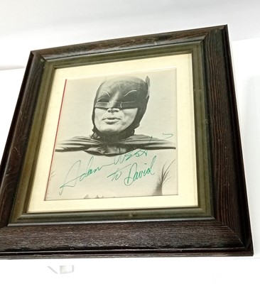 Lot 552 - Adam West / Batman Photo / Signature