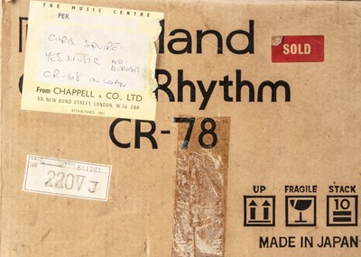 Lot 578 - Roland Drum Machine / Yes / Chris Squire