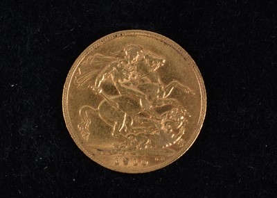 Lot 6 - An Edward VII Full Gold Sovereign