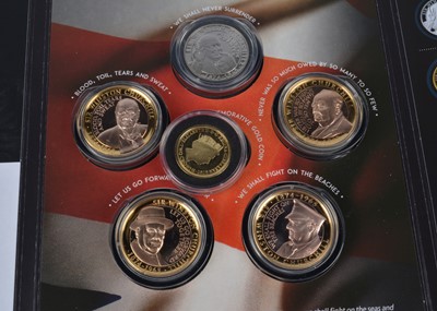Lot 30 - A 2015 Gibraltar, London Mint issued Sir Winston Churchill coin collection