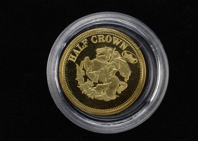 Lot 42 - A Tristan Da Cunha Gold Half Crown