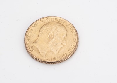 Lot 50 - An Edward VII Gold Half Sovereign