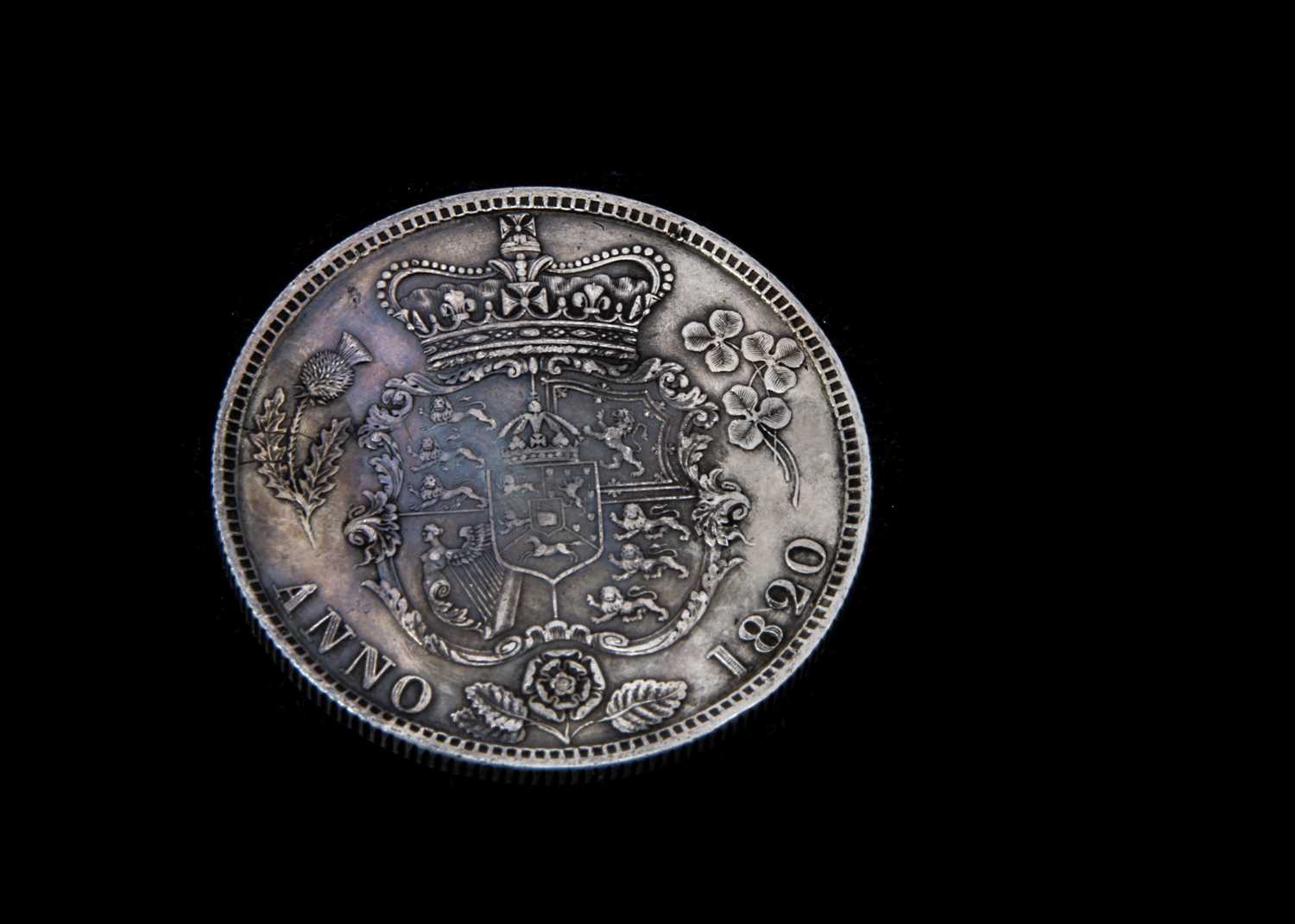 Lot 62 - An 1820 George IV Half Crown