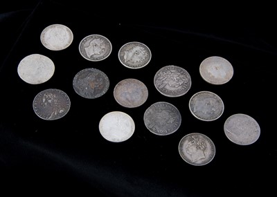 Lot 66 - A collection of fourteen Early British Sixpences