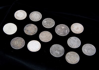 Lot 66 - A collection of fourteen Early British Sixpences