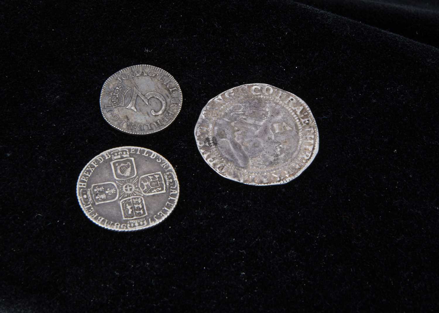 Lot 70 - A collection of three early British hammered and milled coins