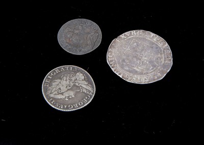 Lot 70 - A collection of three early British hammered and milled coins