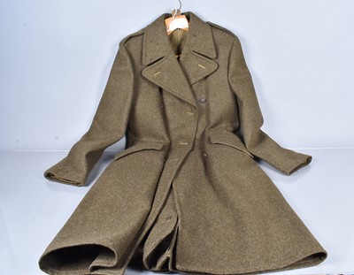 Lot 688 - An Overseas Khaki Green Great Coat