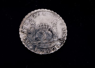 Lot 105 - An 18th century Spanish Empire 8 Reales Style white metal coin
