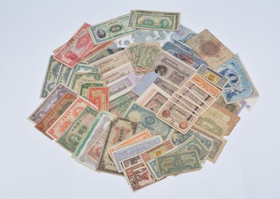 Lot 142 - A collection of world banknotes
