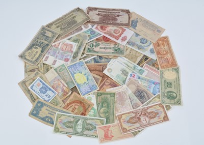 Lot 143 - A collection of world bank notes