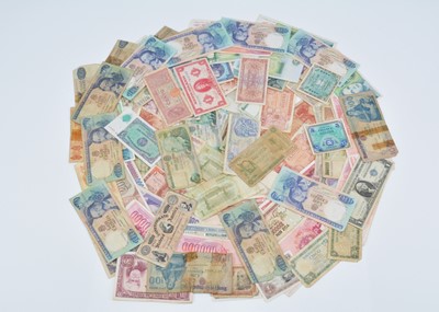 Lot 147 - A collection of approximately 100 World banknotes