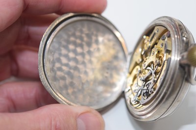 Lot 16 - Three 20th century pocket stopwatches