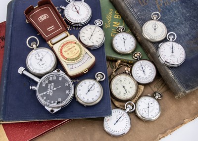 Lot 17 - Eleven 20th century stopwatches
