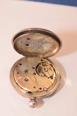 Lot 40 - Three Victorian silver open faced pocket watches