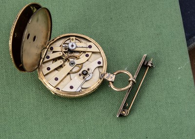 Lot 47 - A Victorian 18ct gold open faced pocket watch