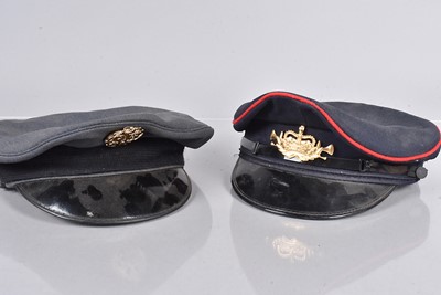 Lot 704 - A General Post Office Peak cap and badge