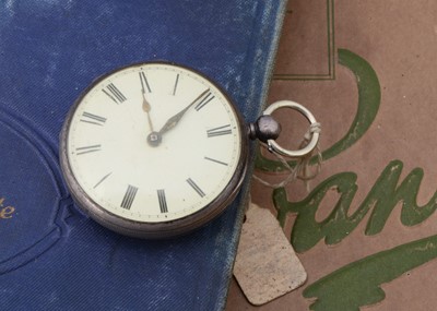 Lot 74 - A Victorian silver open faced pocket watch