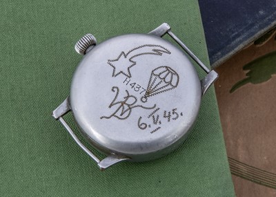 Lot 76 - A WWII period Laco German pilot's watch
