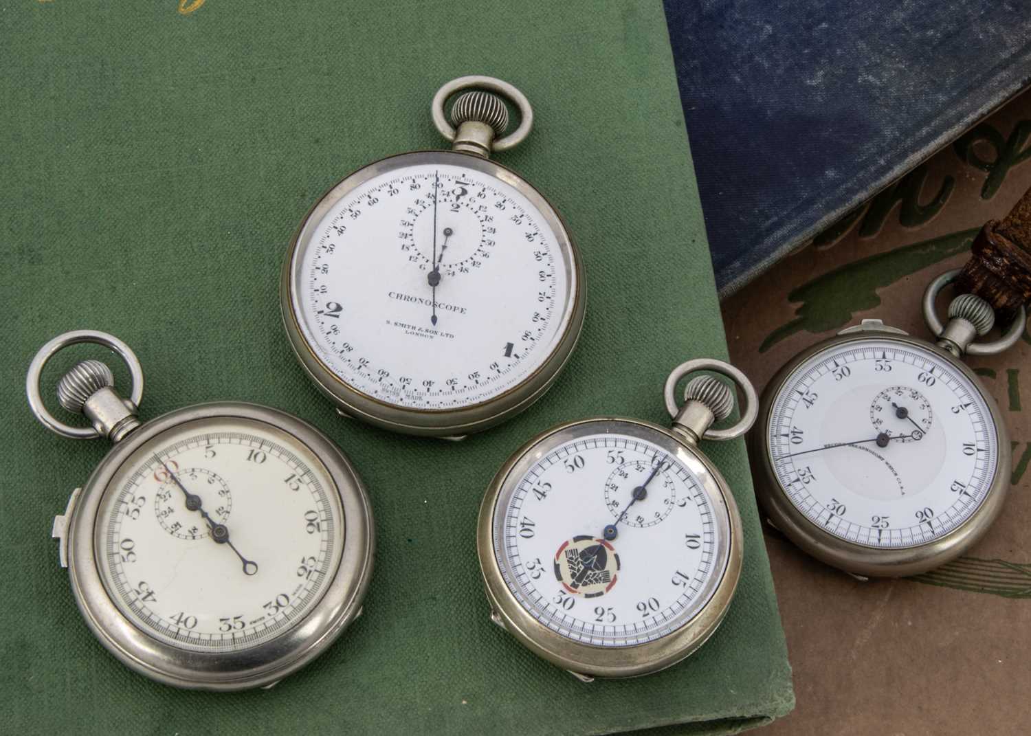 Lot 78 - Three British military issue stopwatches