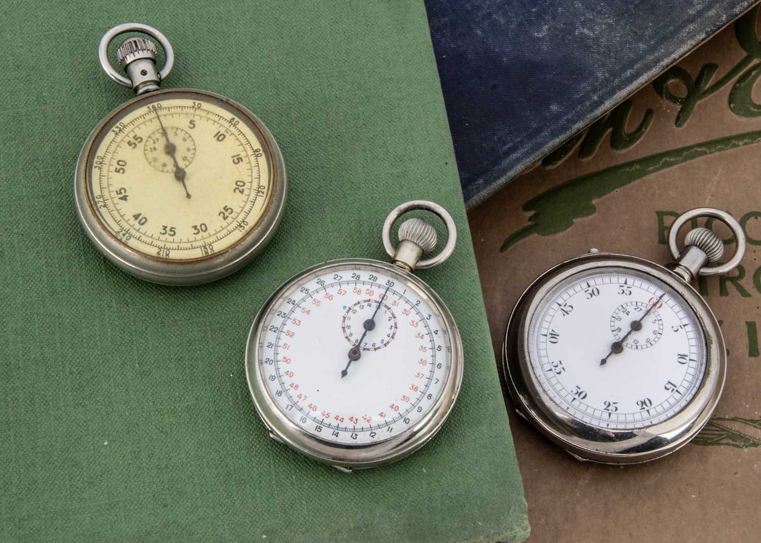 Lot 79 - Three British military issue stopwatches