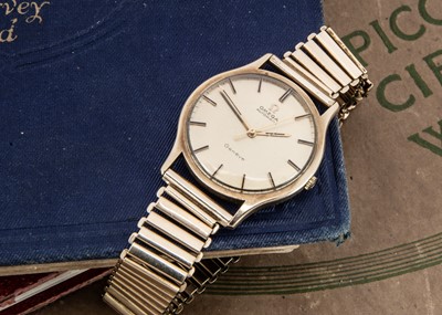 Lot 86 - A late 1960's Omega gold automatic presentation wristwatch