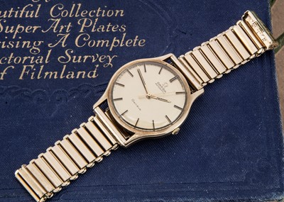 Lot 86 - A late 1960's Omega gold automatic presentation wristwatch
