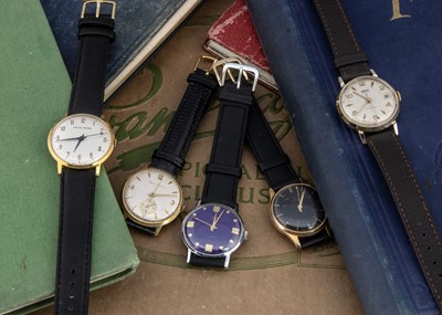 Lot 119 - Five Smiths wristwatches