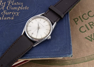 Lot 143 - A circa 1970's Girard-Perregaux manual wind stainless steel wristwatch