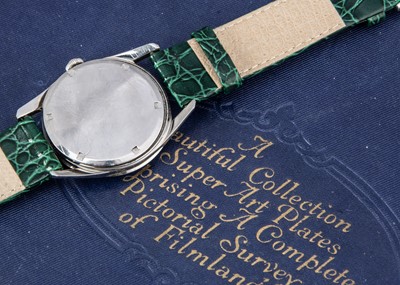 Lot 173 - A 1960s Girard-Perregaux manual wind stainless steel wristwatch