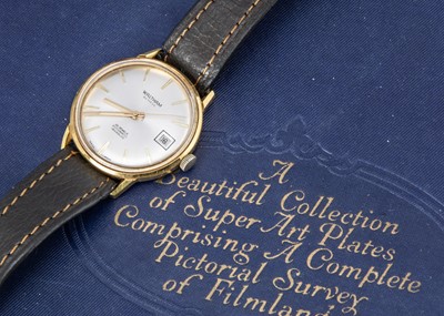 Lot 187 - A c1960s Waltham Automatic gold plated and stainless steel wristwatch