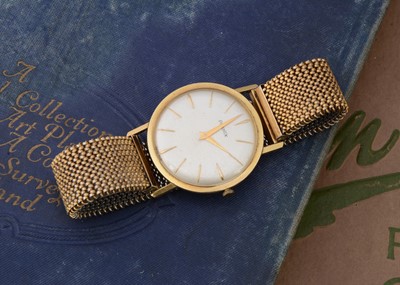 Lot 188 - A c1960s Phenix manual wind 18ct gold cased wristwatch head