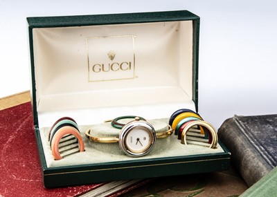 Lot 199 - A c1980s Gucci lady's wristwatch