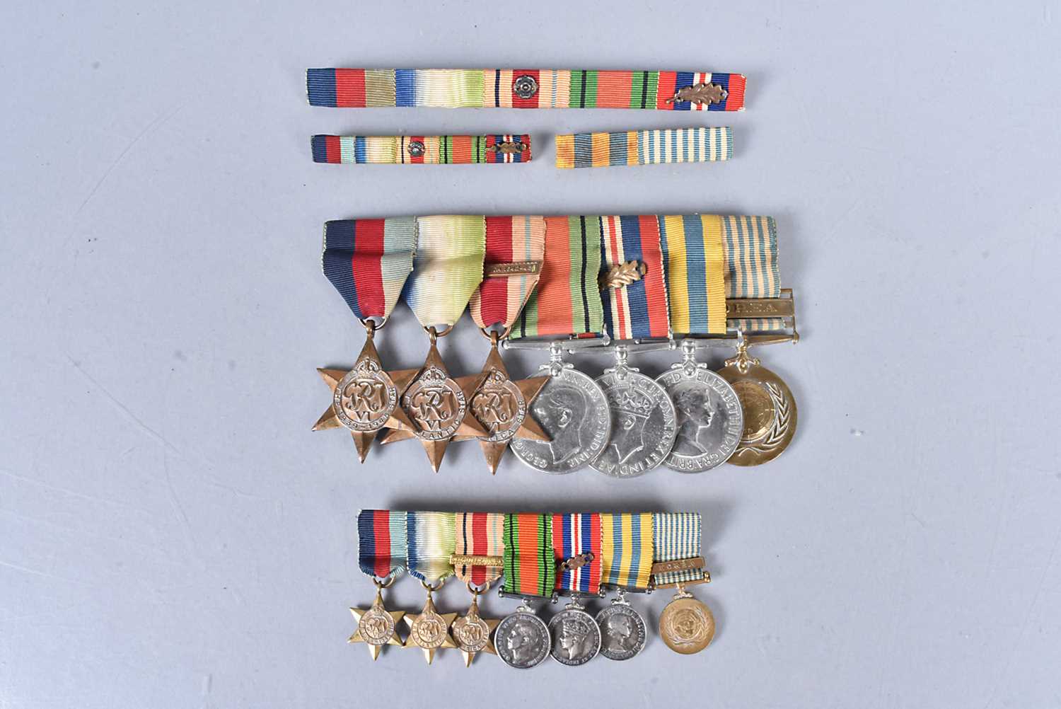 Lot 739 - A Royal Navy WWII and Korea medal group