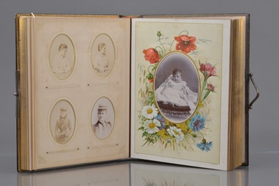 Lot 19 - A Cabinet Card  & Carte de Visite and Chromolitho Album