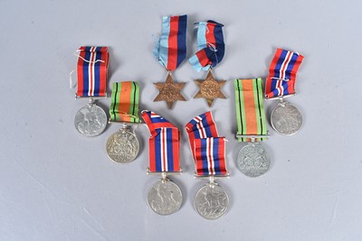 Lot 741 - Two named WWII War medals