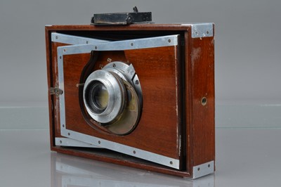 Lot 33 - A Shew Co Aluminium Xit Half Plate Camera