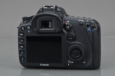 Lot 56 - A Canon EOS 7D DSLR Camera Body