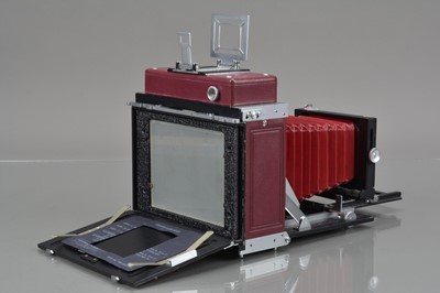 Lot 64 - Red VN Quarter Plate Technical Camera