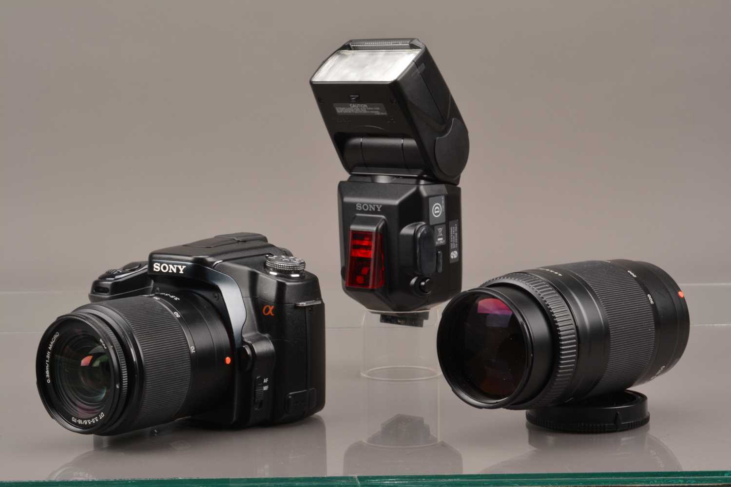 Lot 75 - A Sony Alpha a100 DSLR Camera