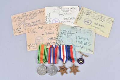 Lot 747 - A group of four British WWII medals