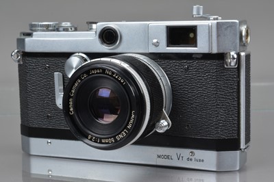 Lot 137 - A Canon VT de Luxe VTDZ Rangefinder camera