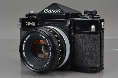 Lot 146 - A Canon F-1 SLR Camera