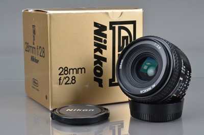 Lot 212 - A Nikon AF Nikkor 28mm f/2.8 Lens