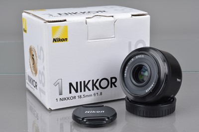 Lot 216 - A Nikon 1 Nikkor 18.5mm f/1.8 Lens