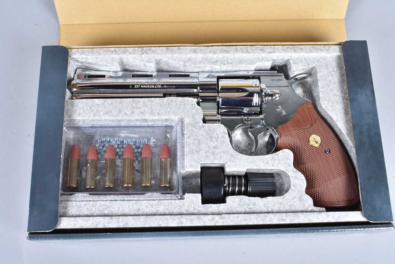 Lot 799 - A Colt Python .357 Magnum CTG CO2 Air Revolver