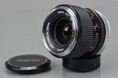 Lot 311 - A Canon FD 35mm f/2 ''O'' Concave Lens