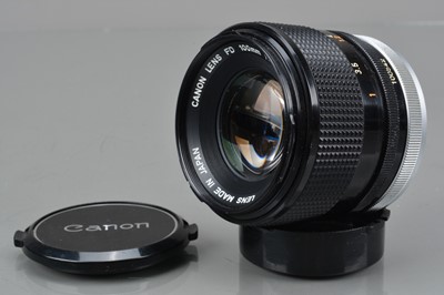 Lot 312 - A Canon FD 100mm f/2.8 S.S.C. Lens