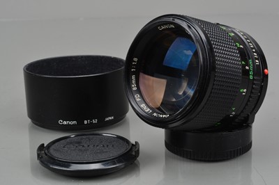 Lot 313 - A Canon FD 85mm f/1.8 Lens