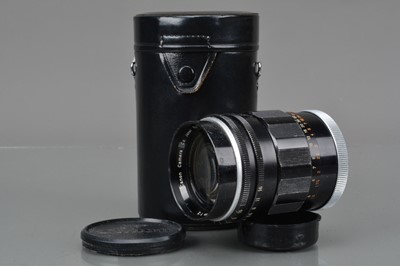 Lot 323 - A Canon Super-Canomatic R 100mm f/2 Lens